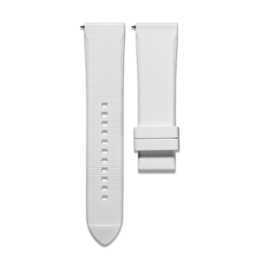 White Sail 22mm (Suitable For Urca)Fluororubber Strap - Wishdoit Watches