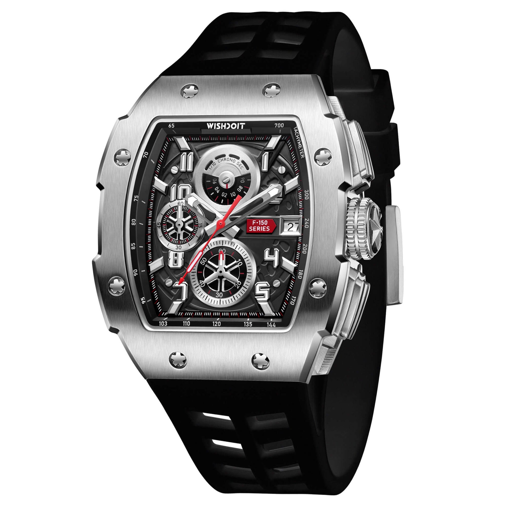 Shop Racing F-150 Series Chronograph Quartz Silver Watch | Wishdoit Watch