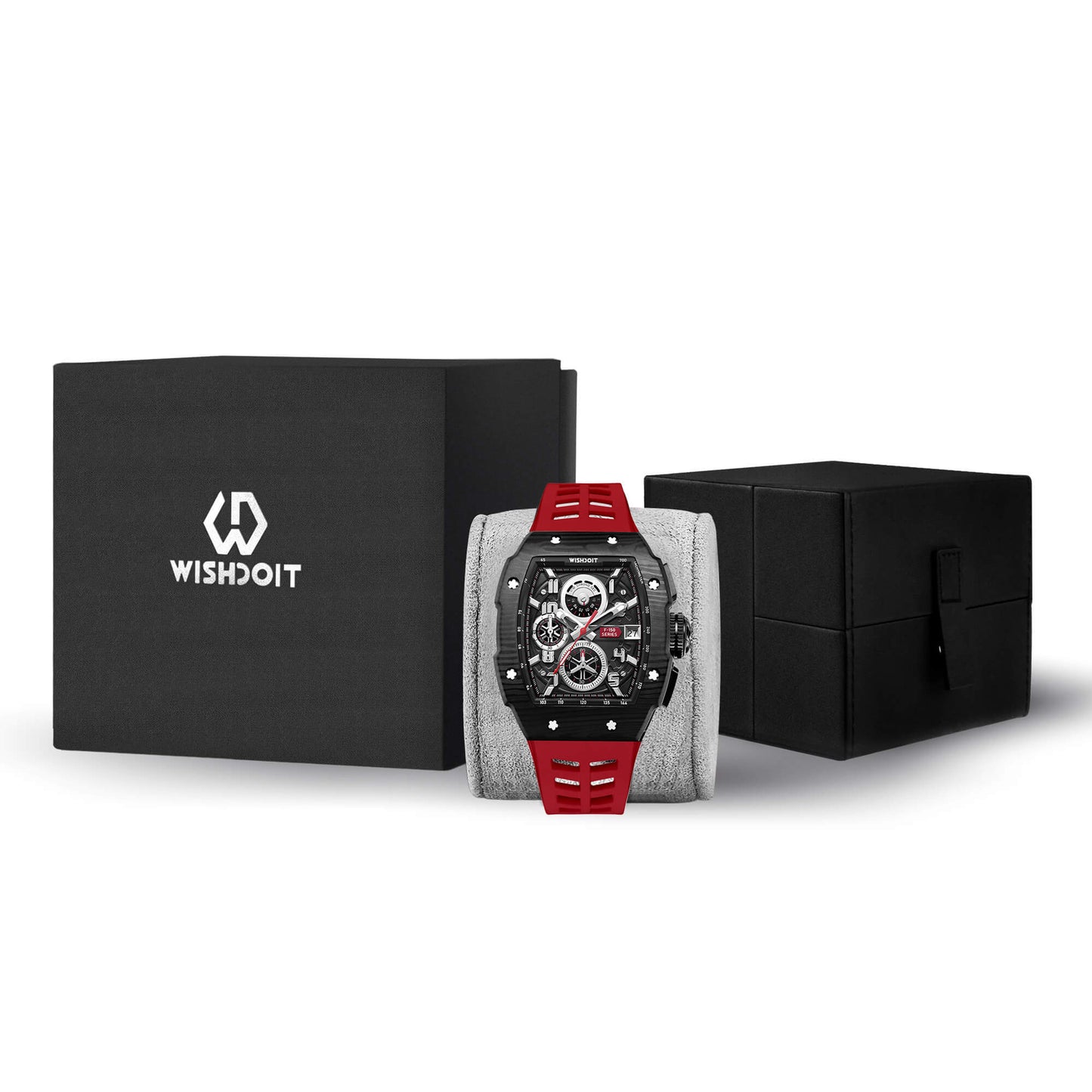 Shop Racing F-150 Series Chronograph Quartz Black Red Watch | Wishdoit