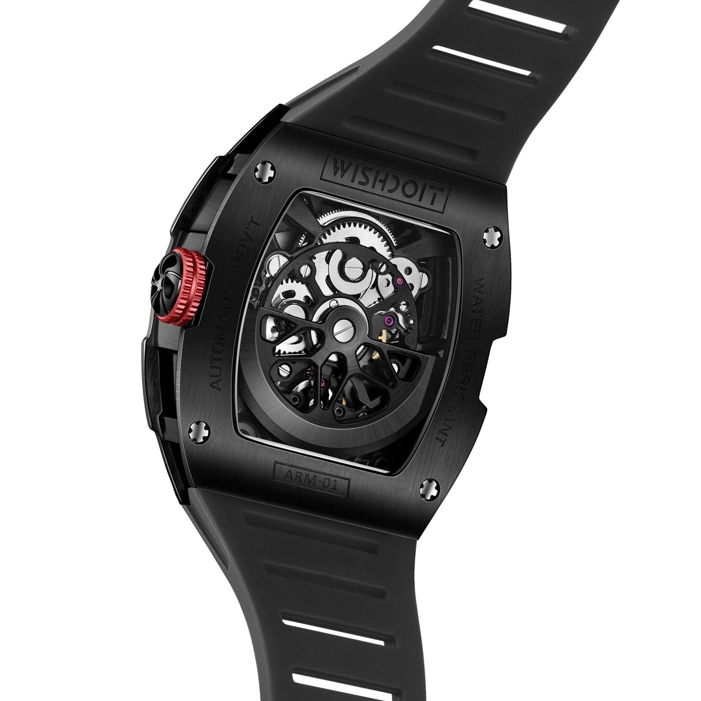 Shop Limited Edition Armor Black Red Mechanical Watch  Watch In Wishdoit Watches