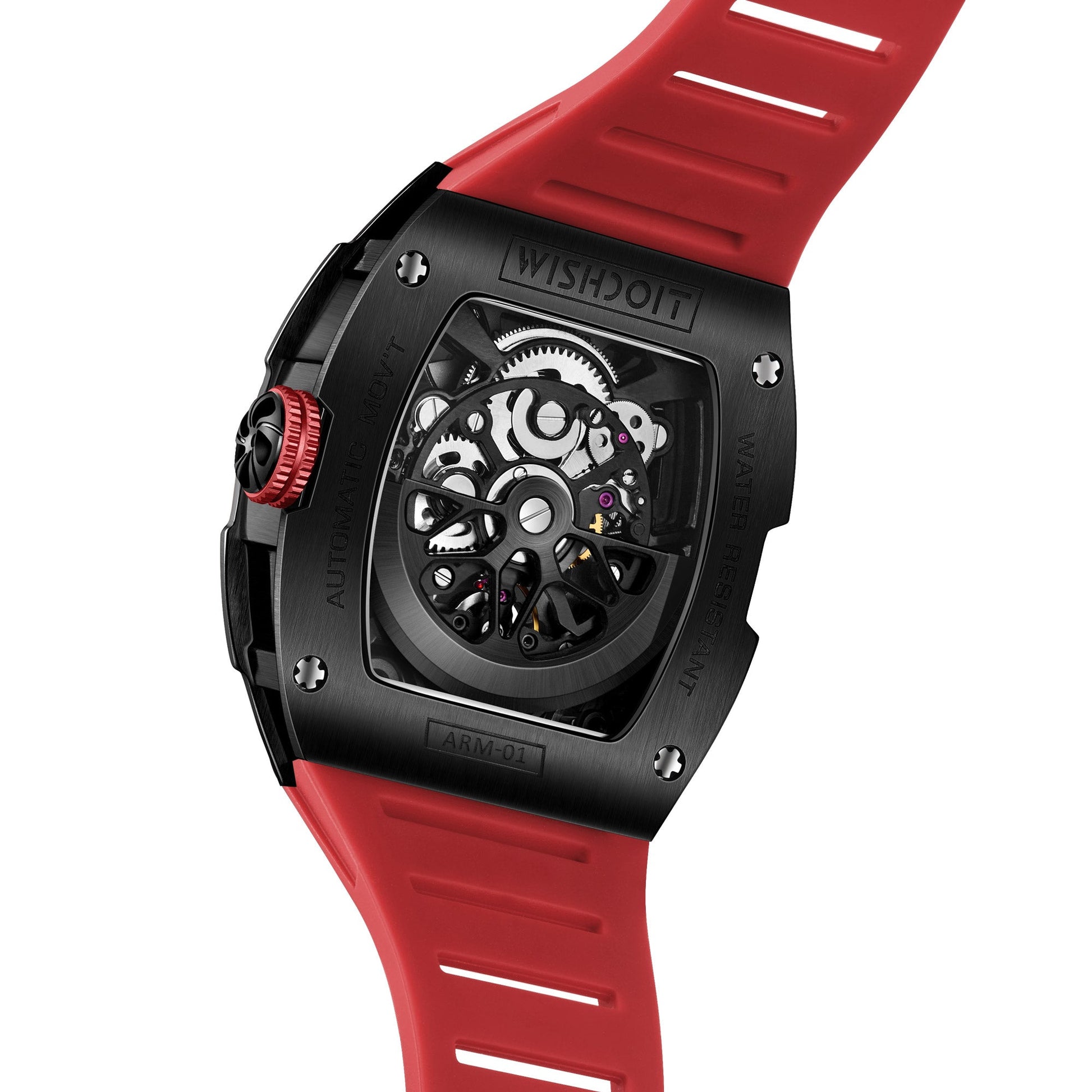Shop Limited Edition Armor Red Mechanical Watch  Watch In Wishdoit Watches