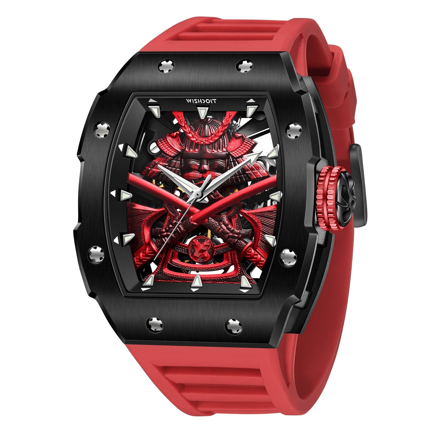 Shop Limited Edition Armor Red Mechanical Watch  Watch In Wishdoit Watches