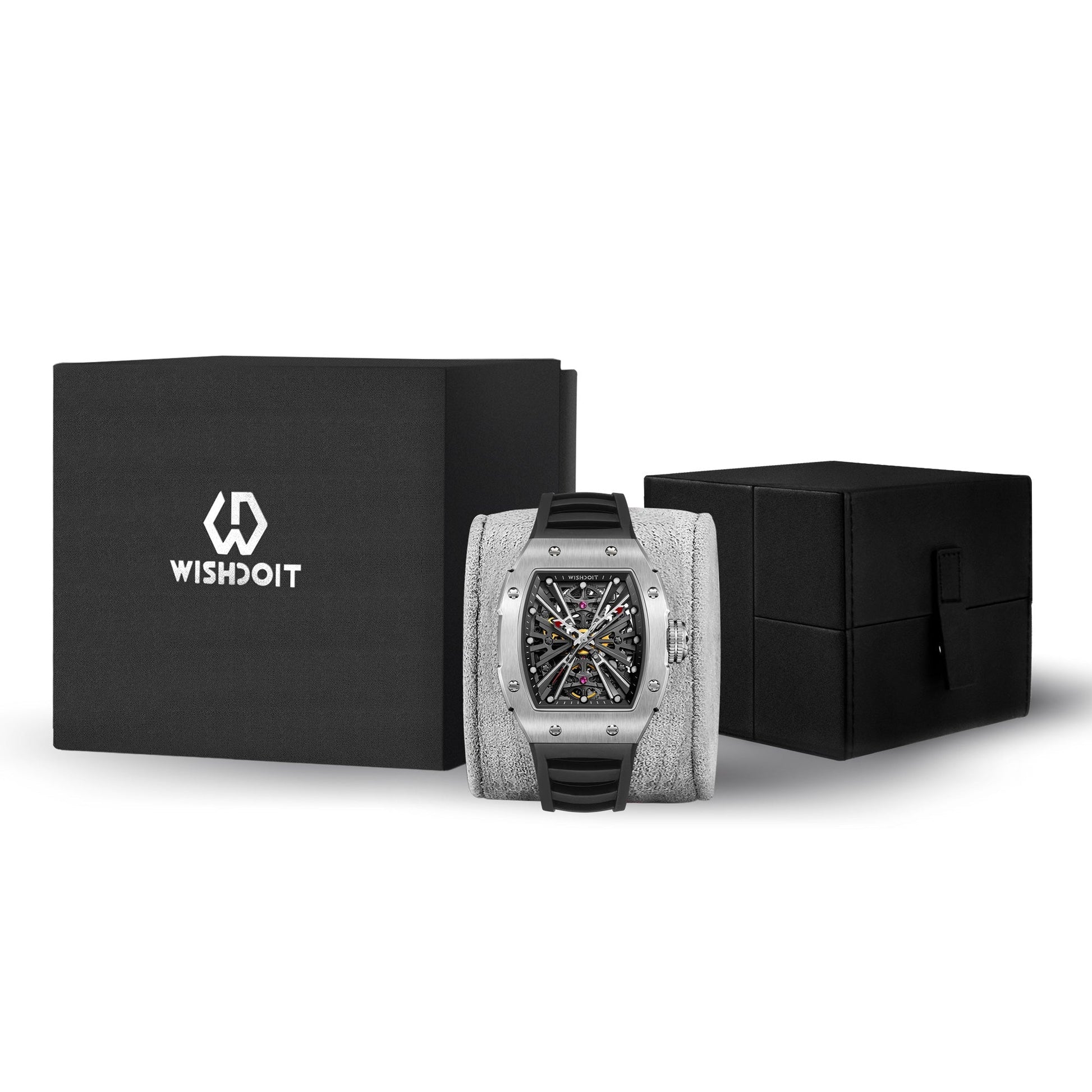 X-Series Tonneau Mechanical Watches - Silvery | Wishdoit Watches