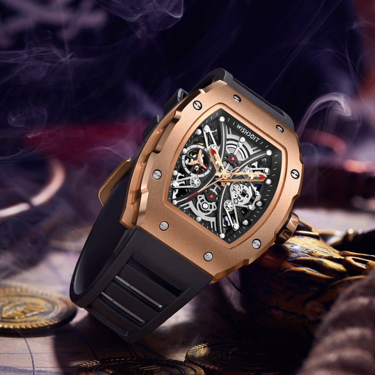 Pirate | Viking Tomahawk-Gold Watch - Wishdoit WatchesWSD8895:EA