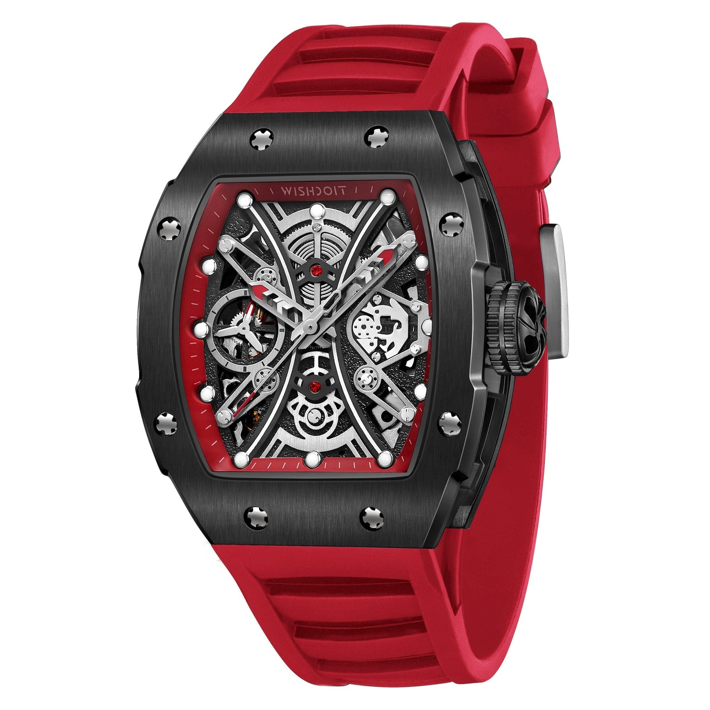 Pirate | Viking Tomahawk-Red Watch-Red Strap (NEW Upgrade) - Wishdoit WatchesWSD9912-B:RED