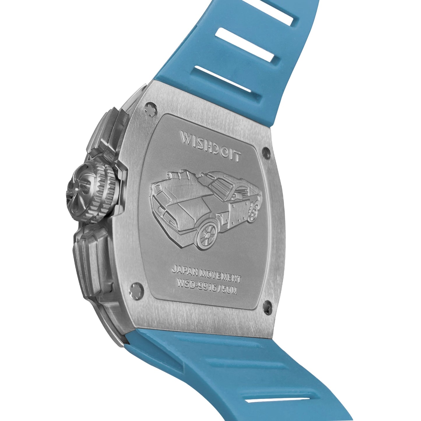 Shop Racing GT Chronograph Quartz Silver Light Blue Watch on  Wishdoit Watches