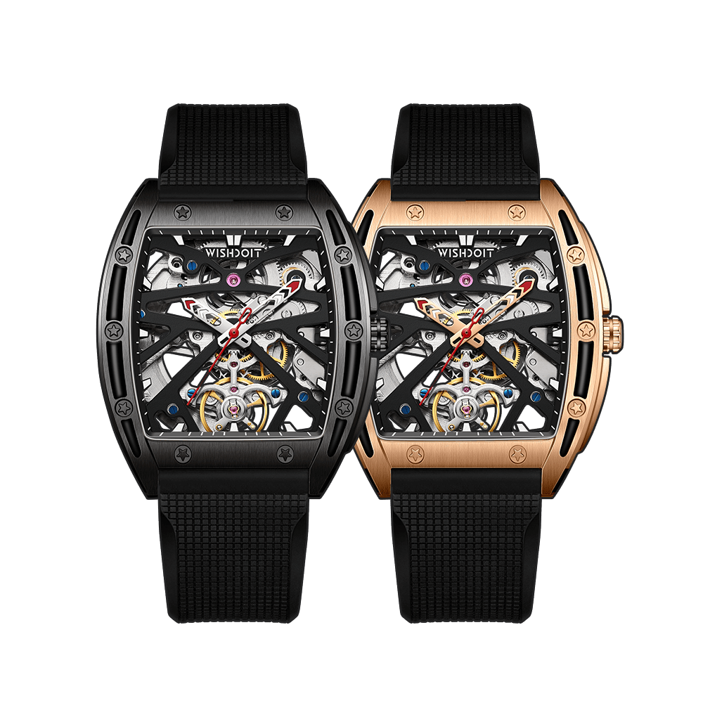 VDay Gift | Urca-Couple Watches-Black&Gold - Wishdoit WatchesWSD-9905-Couple5